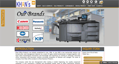 Desktop Screenshot of khanbusinessproducts.com